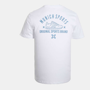 Camiseta MUNICH de algodón blanca
