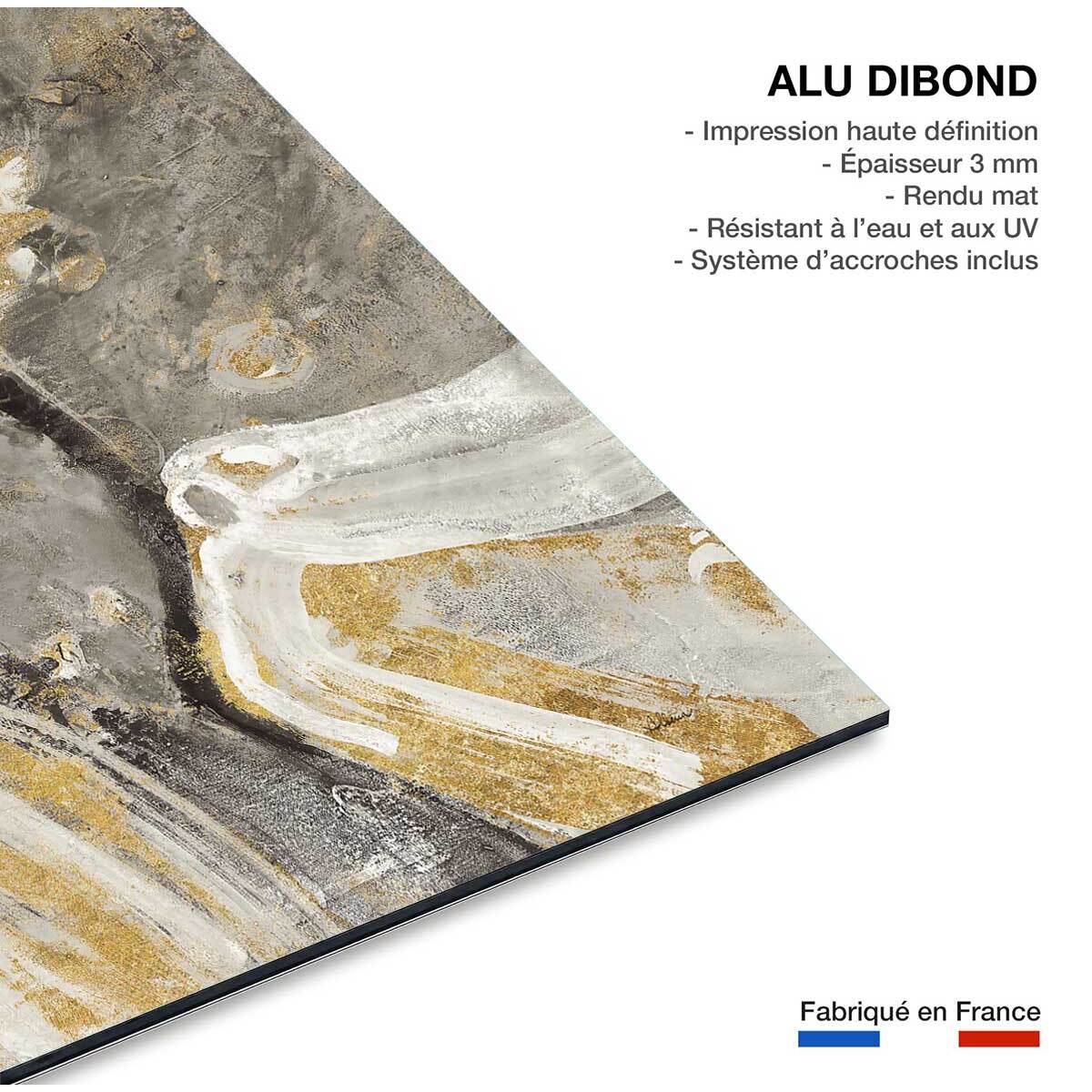 Tableau Rivière d'or Tableau alu Dibond