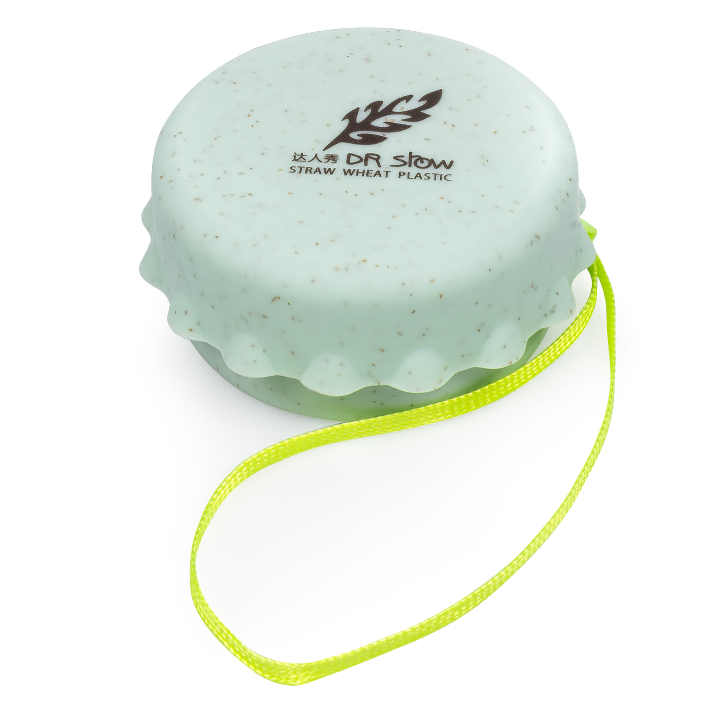 Tazza pieghevole in fibre naturali 130ml. Realizzato in canna da grano, con lanyard per appendere.