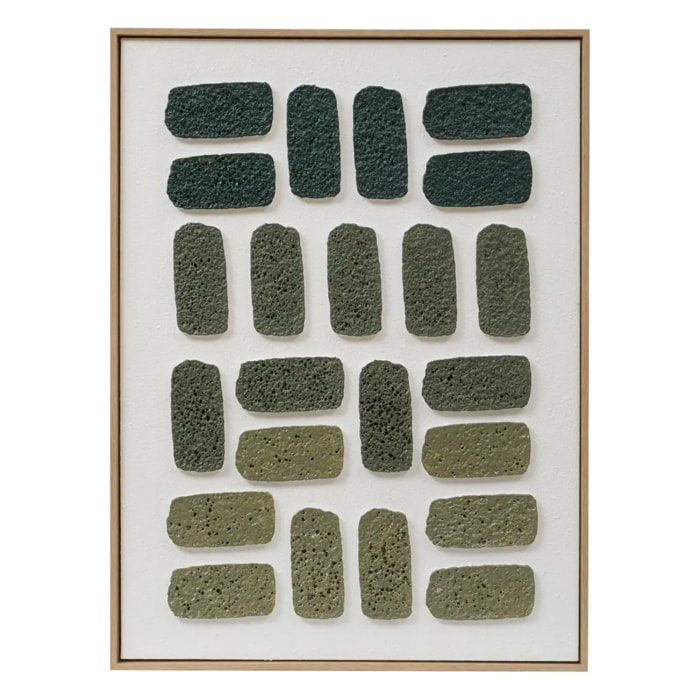 Toile 3D Aladji vert 60x80cm