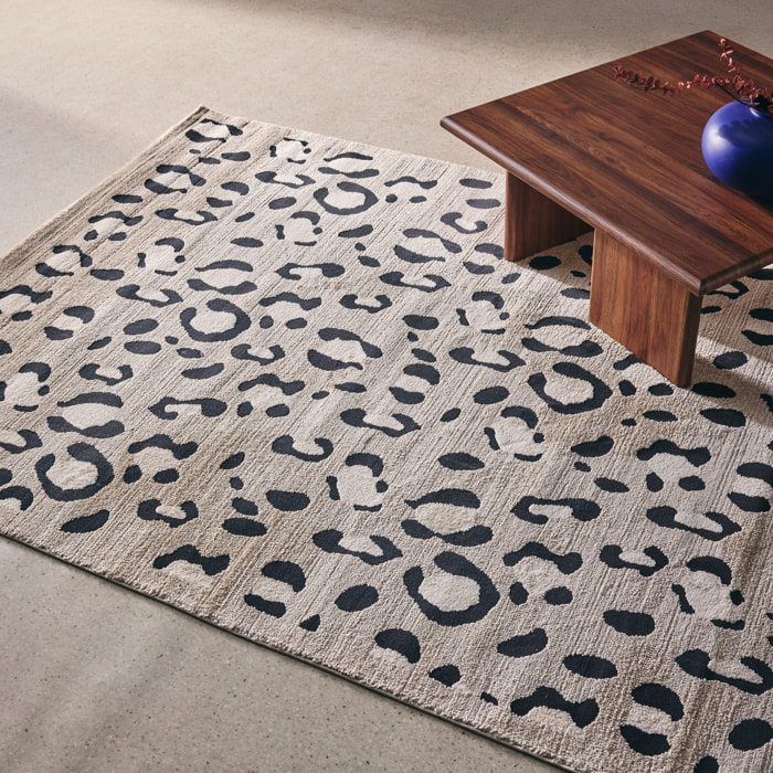Tapis intérieur motif léopard beige JACK