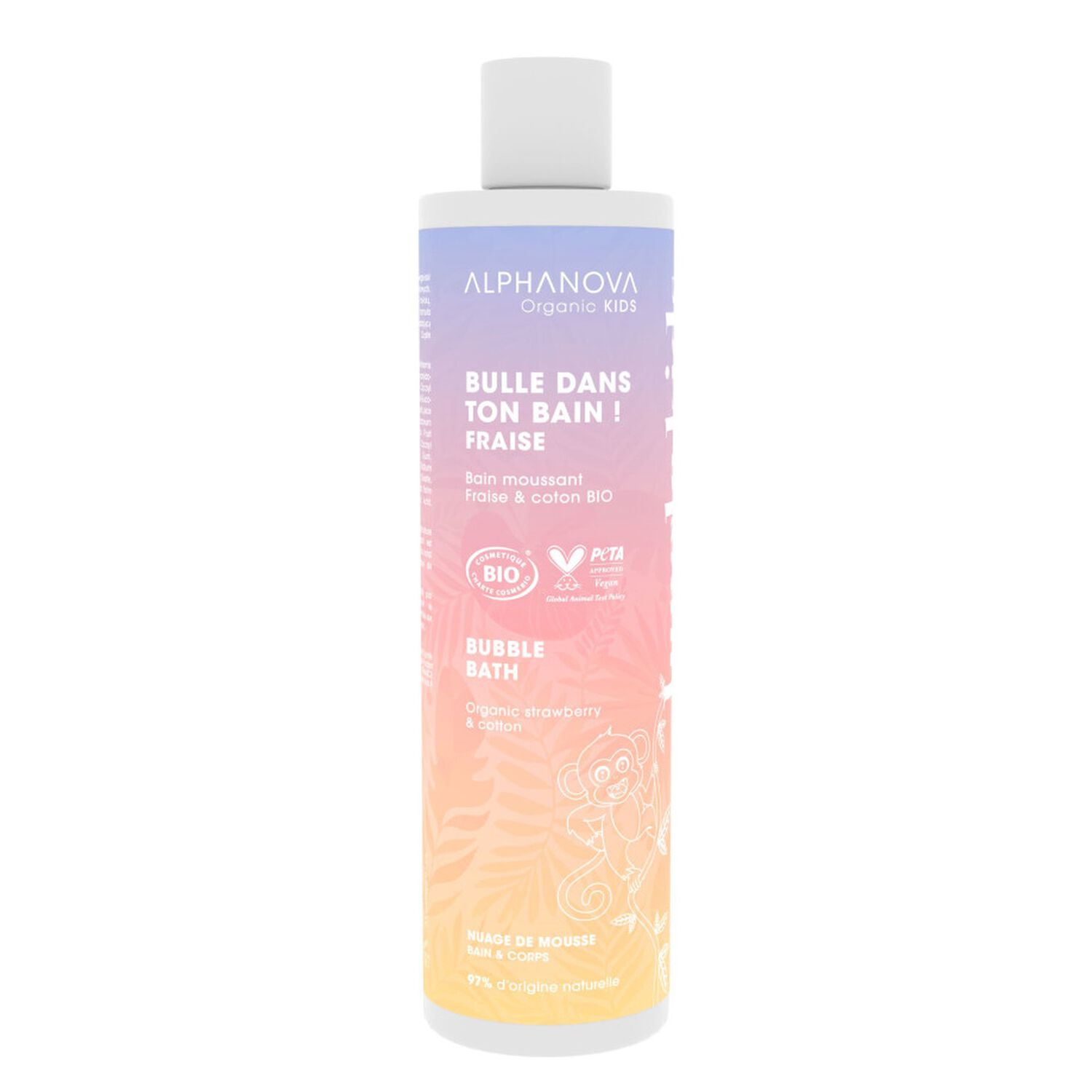 Kids - Bain Moussant Fraise & Coton 250 ml