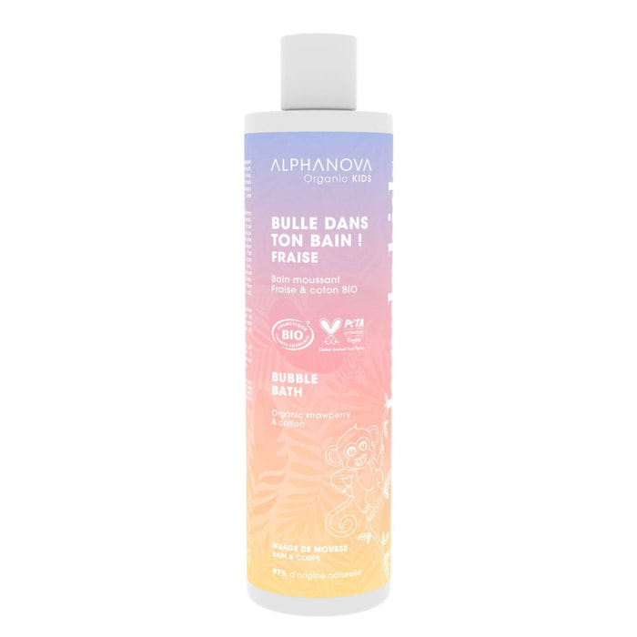 Kids - Bain Moussant Fraise & Coton 250 ml