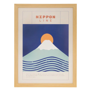 Affiche encadrée Nippo 30x40cm
