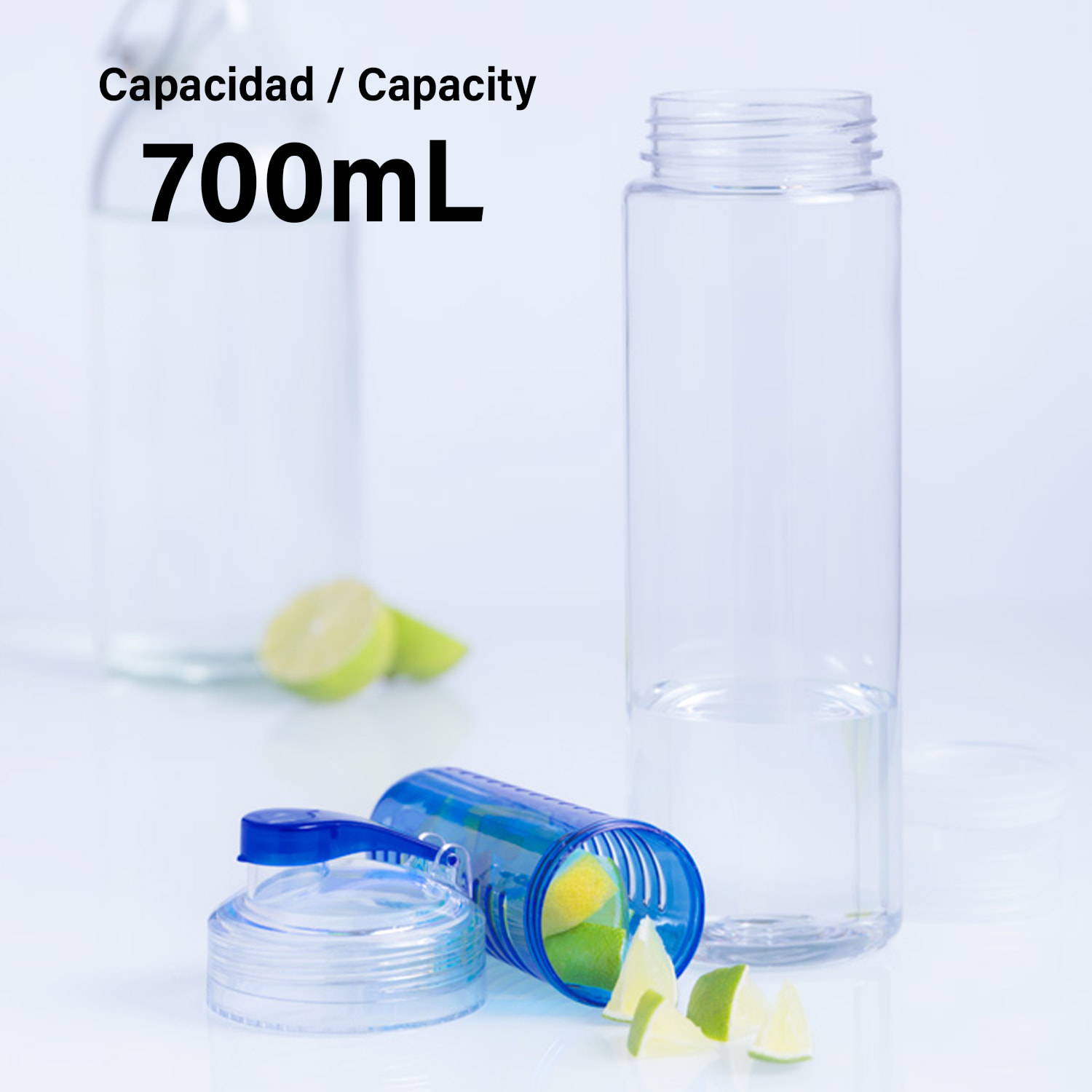 Kelit bidone da 700ml di capacità con corpo in materiale tritan resistente al calore