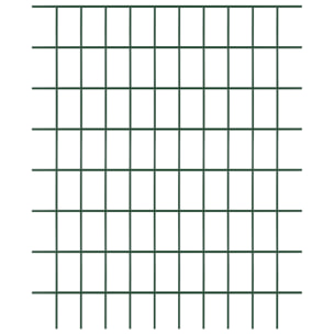 Rotolo Rete Metallica Per Recinzioni 25 M Zincata Plastificata Elettrosaldata Rigida Per Giardino Orto Piante Spazi Esterni (125 Cm)