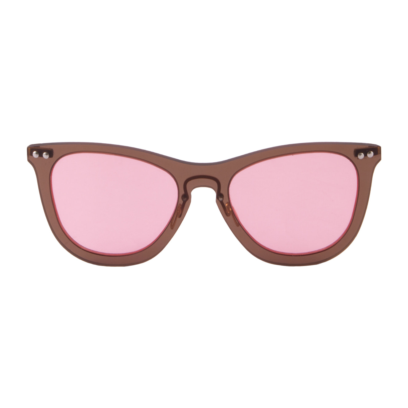 Gafas de sol OCEAN FLORENCIA - Trans / Rosa con montura marrón transparente y patilla negra