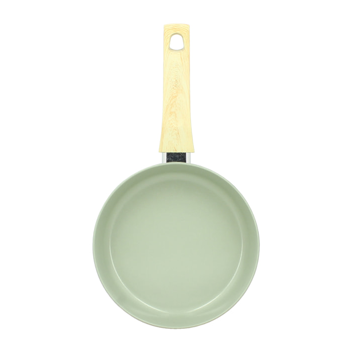 Poêle en revêtement céramique 20cm céladon - tous feux COLORAMA