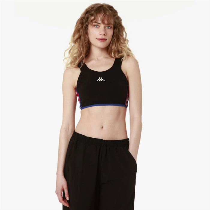 Kappa - Camisetas y tops Mujer Negro - 222 BANDA LEXAGT