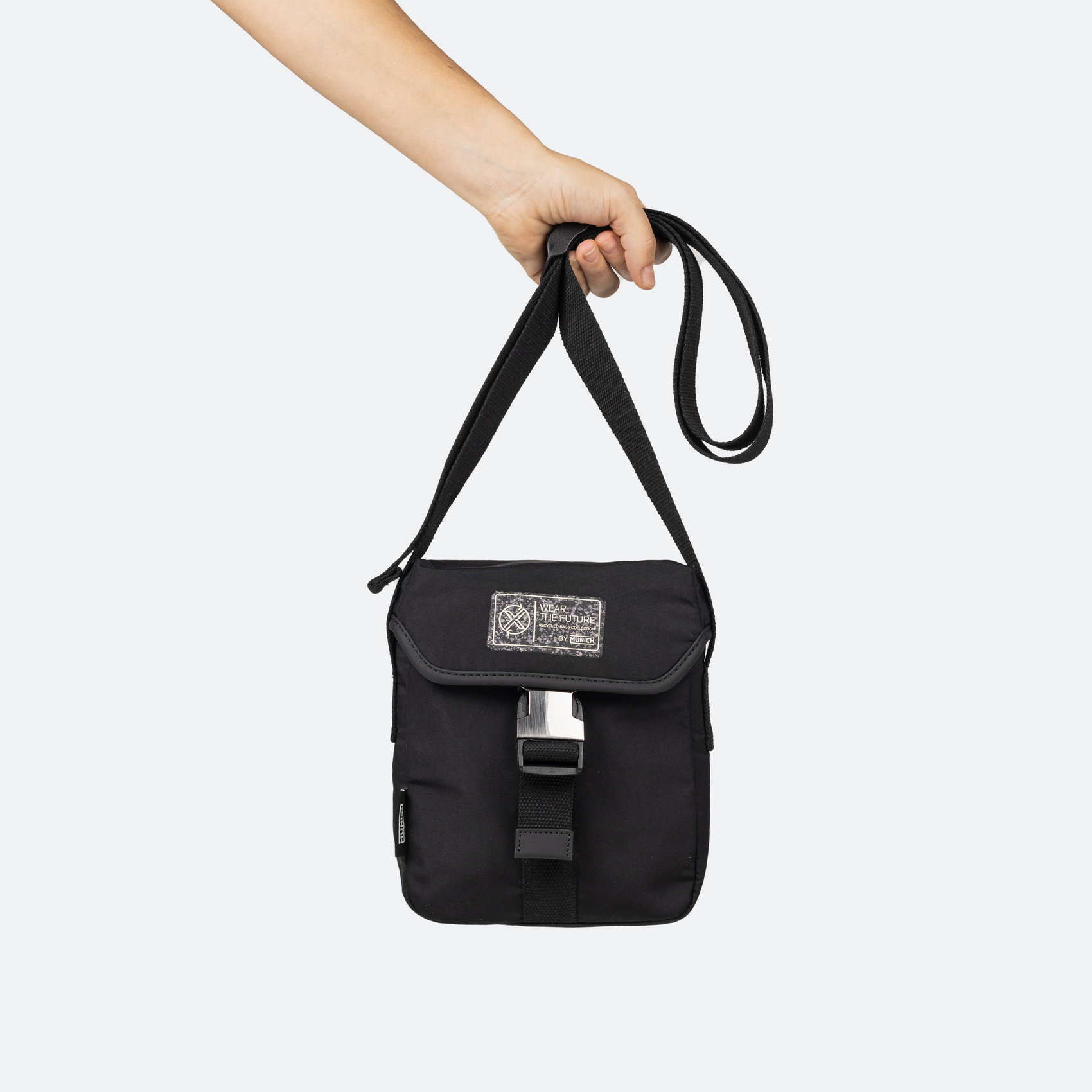 RECYCLED X 4.0 FW24 CROSSBODY BUCKLE BLACK