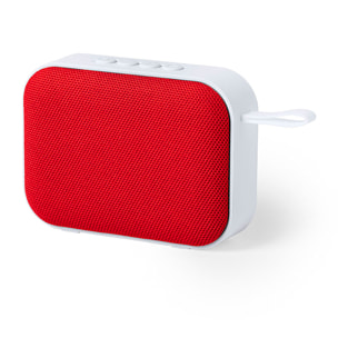 Connessione Bluetooth dell'altoparlante. Potenza sonora 3W. Batteria da 400 mAh