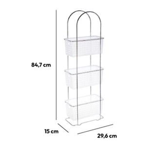 Étagère 3 niveaux Transparent