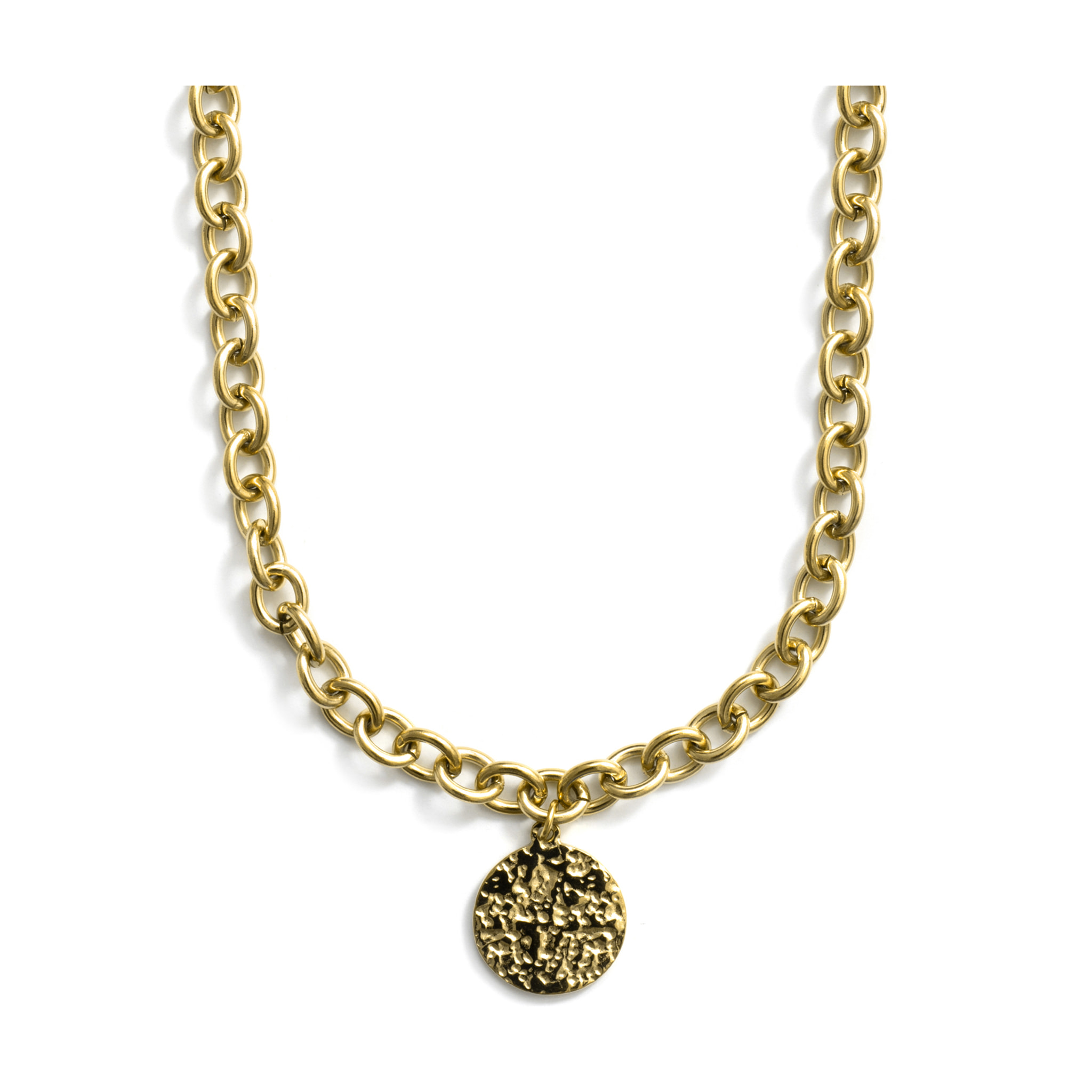Collar Lorha acabado oro amarillo 18k