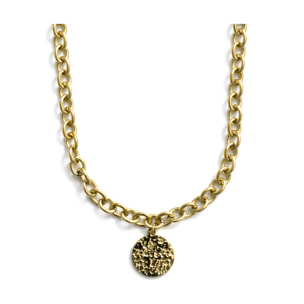Collar Lorha acabado oro amarillo 18k