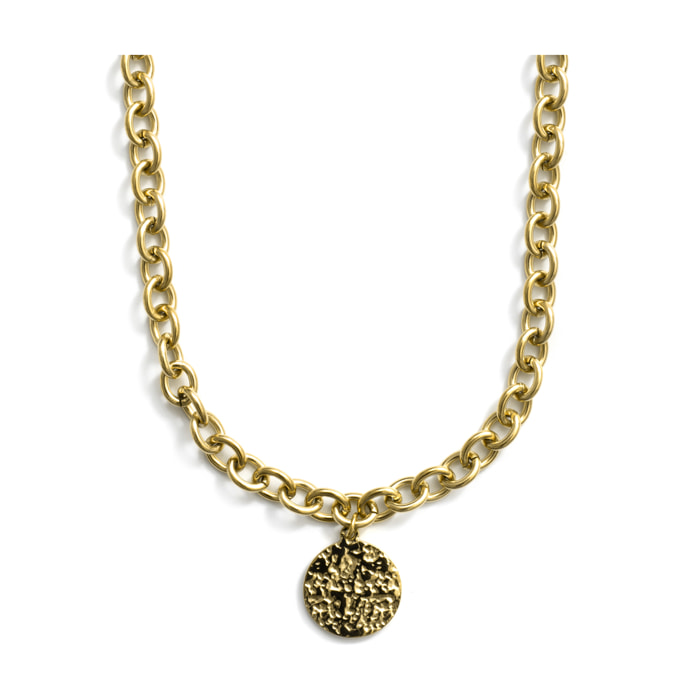 Collar Lorha acabado oro amarillo 18k