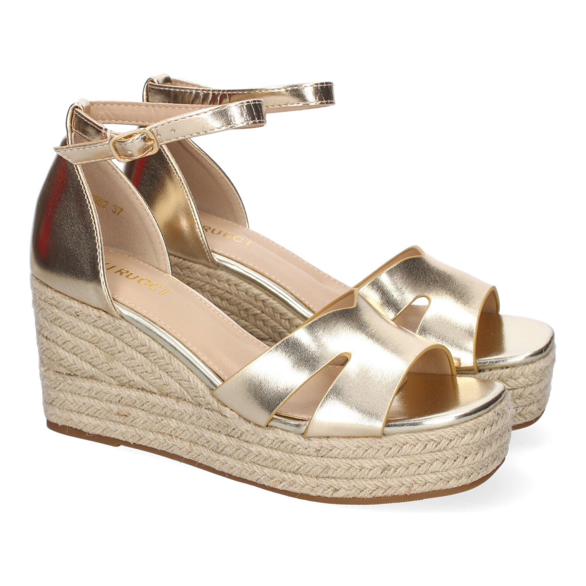 Sandalia de Cuña de Yute para Mujer, Comodo y Elegante, Diseño Moderno