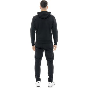 Chándal de hombre Leone 1947 Tech en tejido técnico con capucha y cremallera