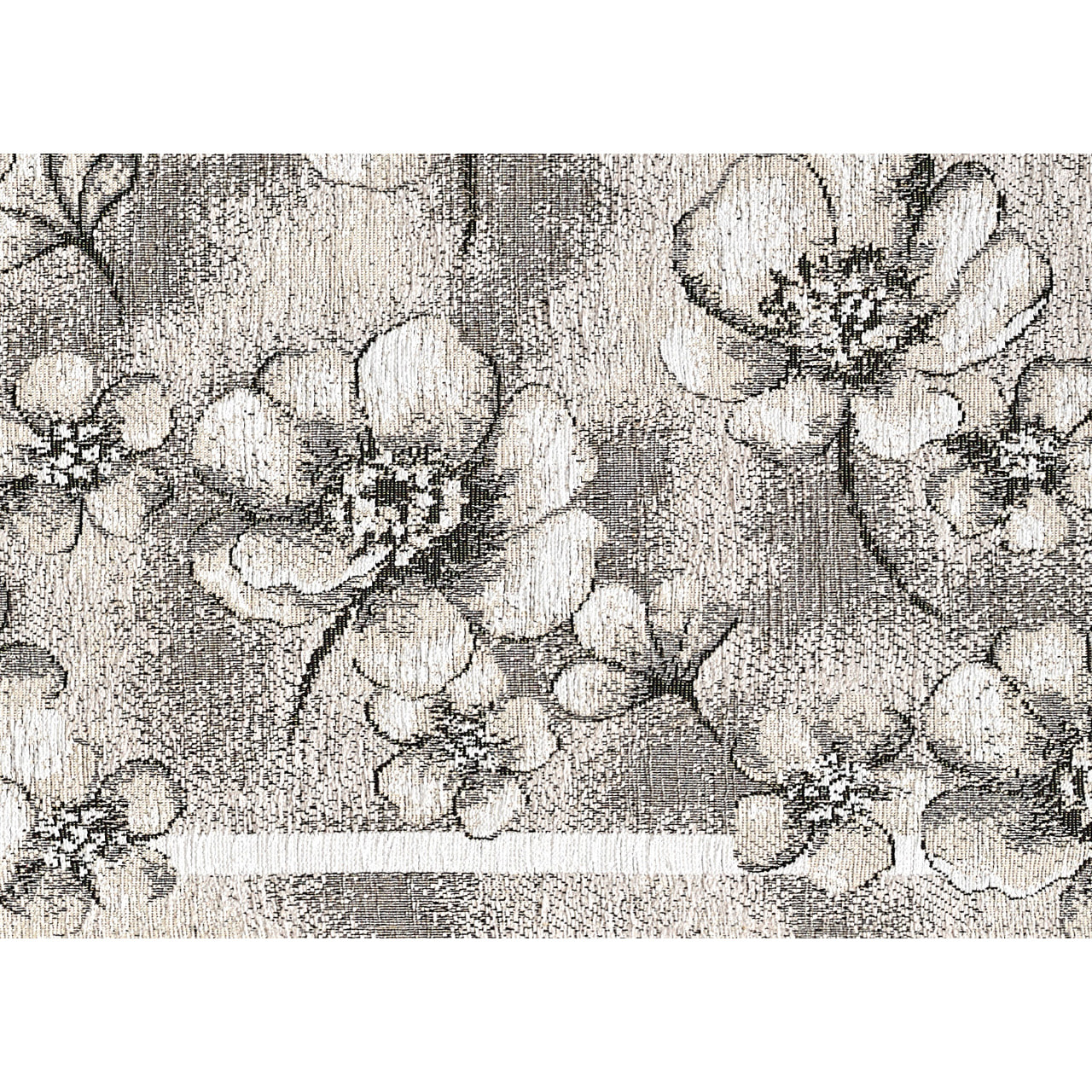 Tappeto Jacquard Ideale Cucina Ingresso Made In Italy Antiscivolo, Lavabile, Morbido Disegno Emily Grigio By Suardi