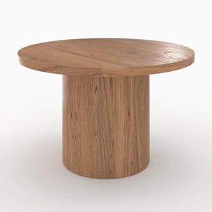 Table ronde en bois d'orme 4 personnes - Gaston