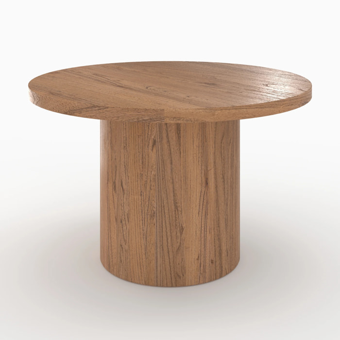Table ronde en bois d'orme 4 personnes - Gaston