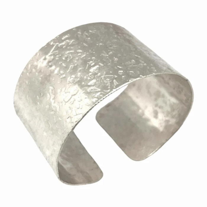 Pulsera brazalete "Alunizaje en plata"