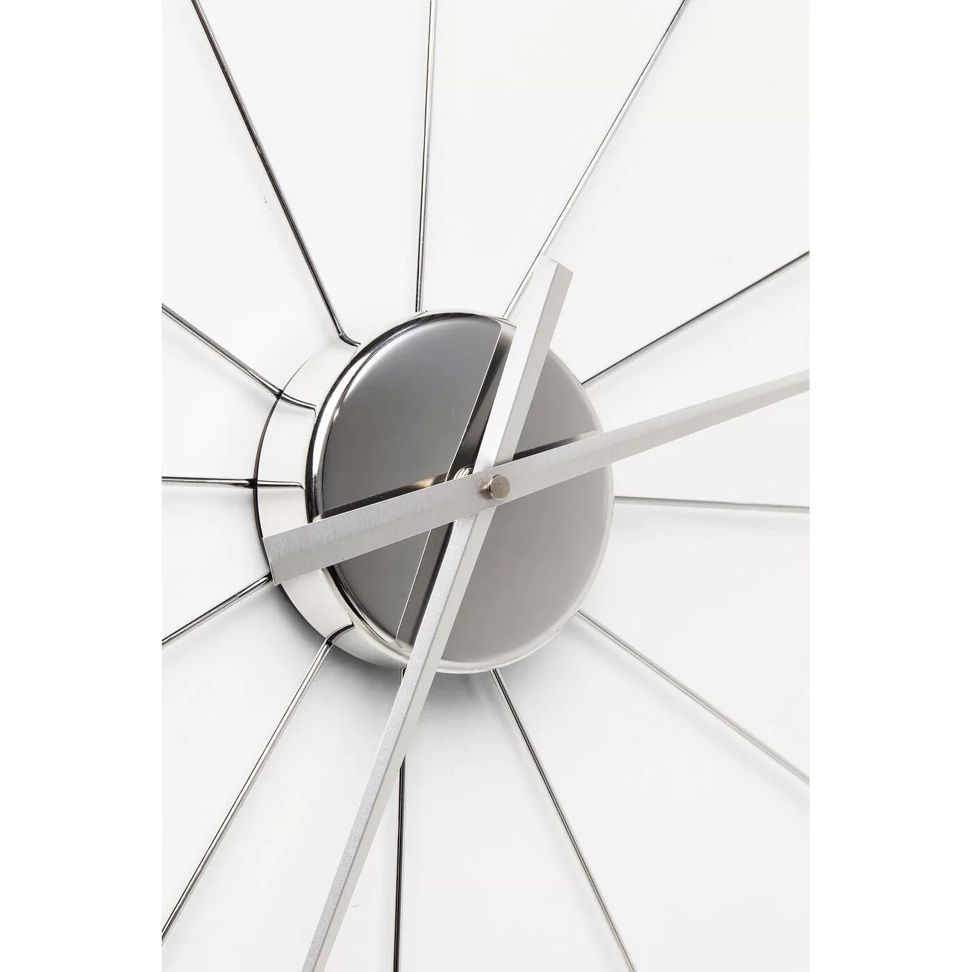 Horloge murale Like Umbrella chrome Kare Design