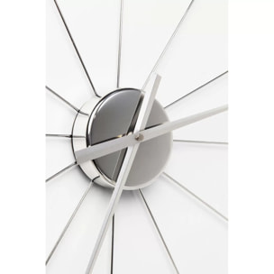 Horloge murale Like Umbrella chrome Kare Design