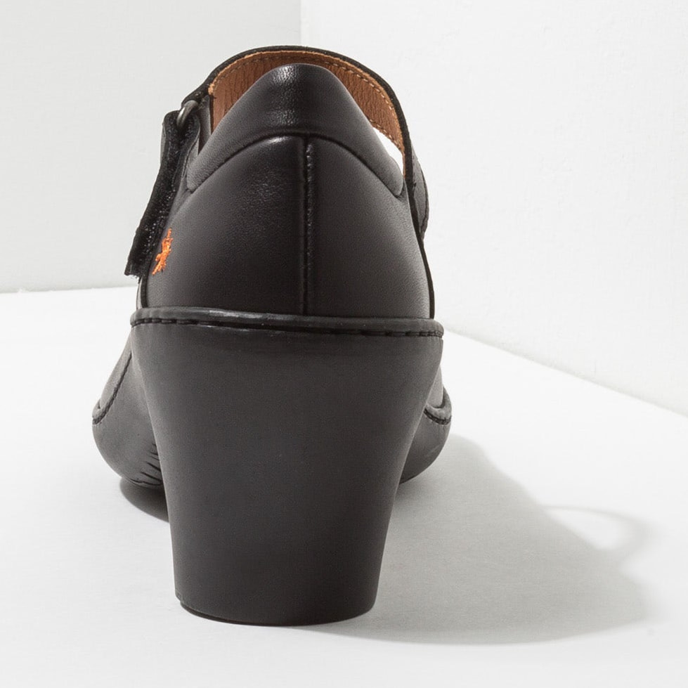 Zapatos con tacón 1440 GRASS WAXED BLACK/ ALFAMA color Black