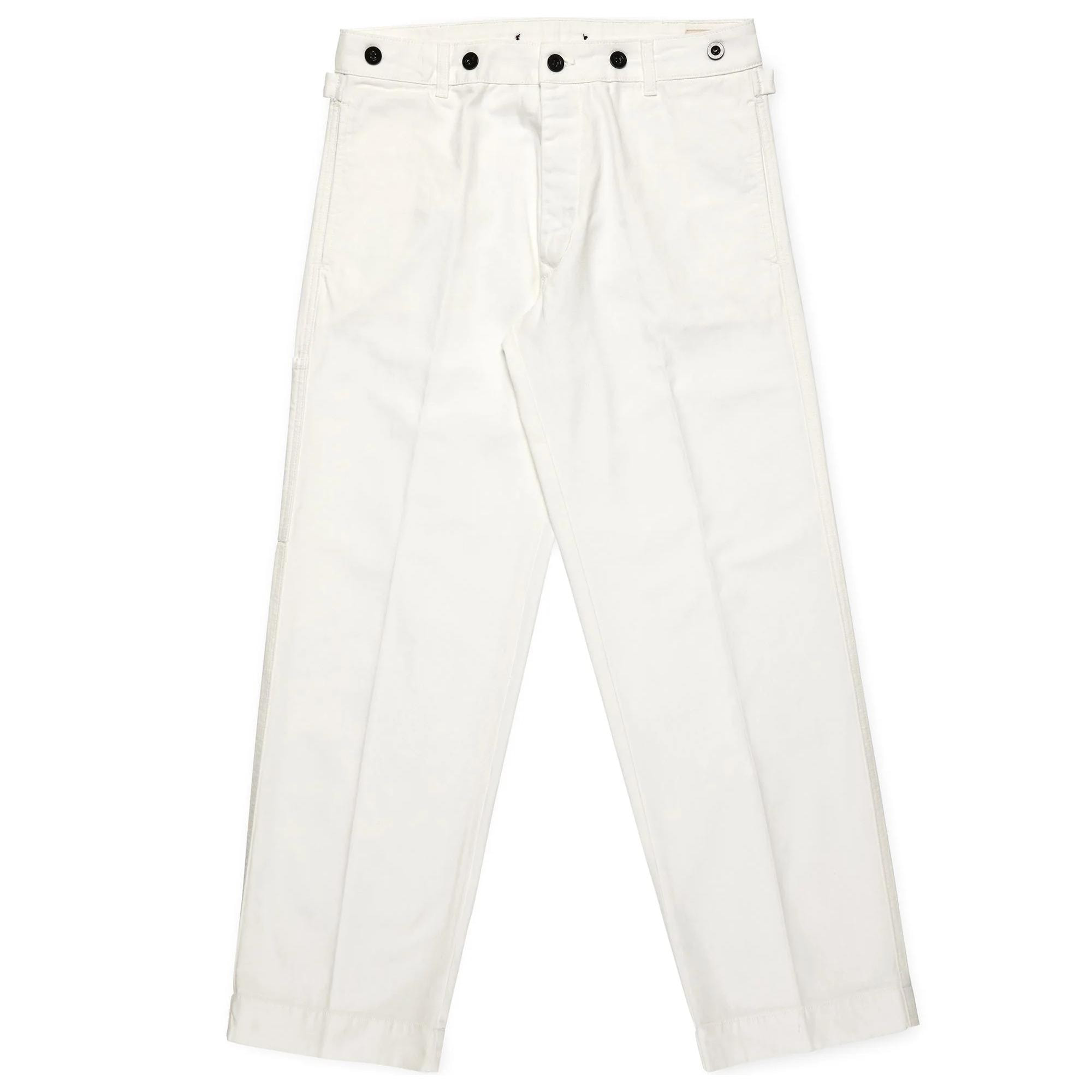 Pantaloni Sebago Uomo Bianco STEVEDORE