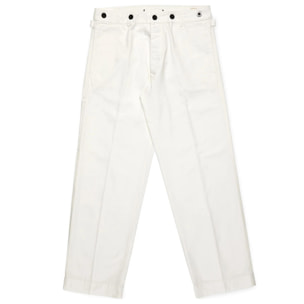 Pantaloni Sebago Uomo Bianco STEVEDORE