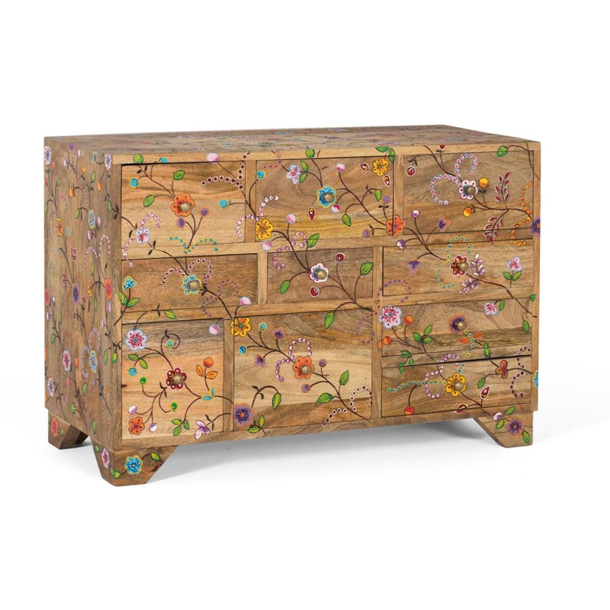 Cómoda con 10 cajones - 55x80x33cm