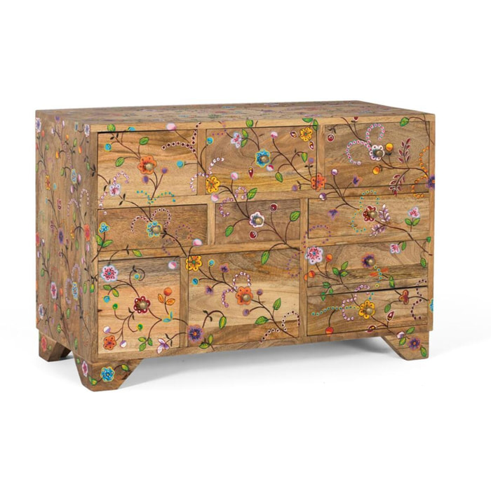 Cómoda con 10 cajones - 55x80x33cm