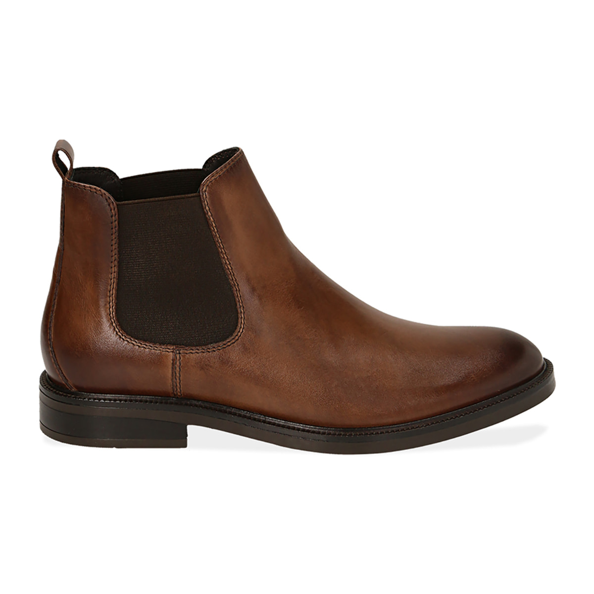 Chelsea boots testa di moro in pelle di vitello