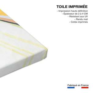 Tableau abstrait bonbons du désert  Toile imprimée