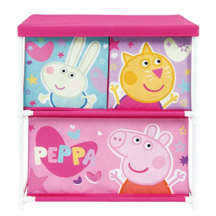 Peppa Pig Scaffale portagiochi in metallo