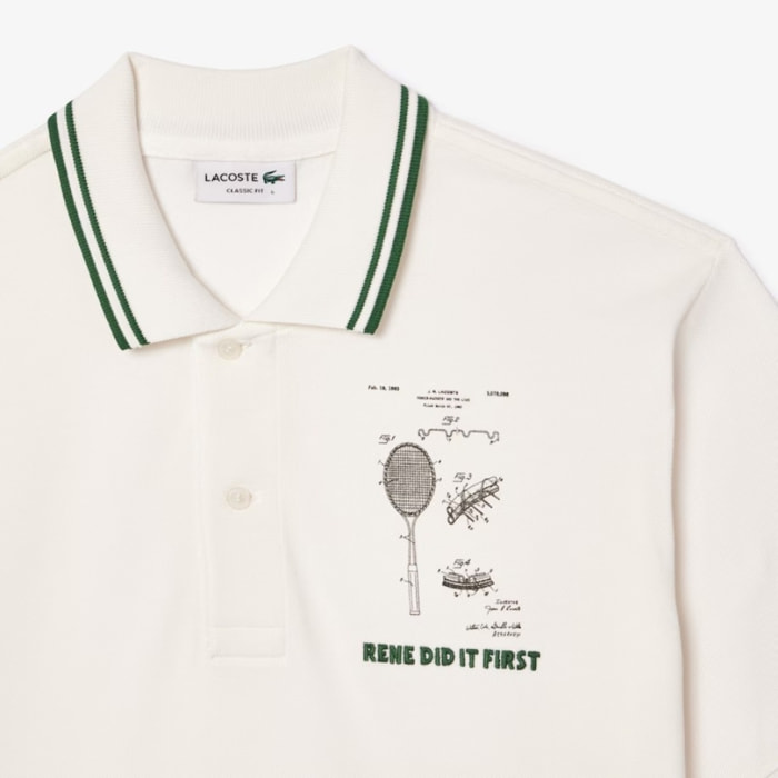 CAMISETA LACOSTE SHORT SLEEVED RIBBED COLLAR