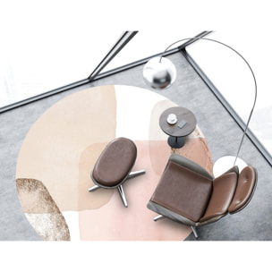 Alfombra de vinilo CERAMIKO, Larissa, diseño moderno [Diam] 180 cm