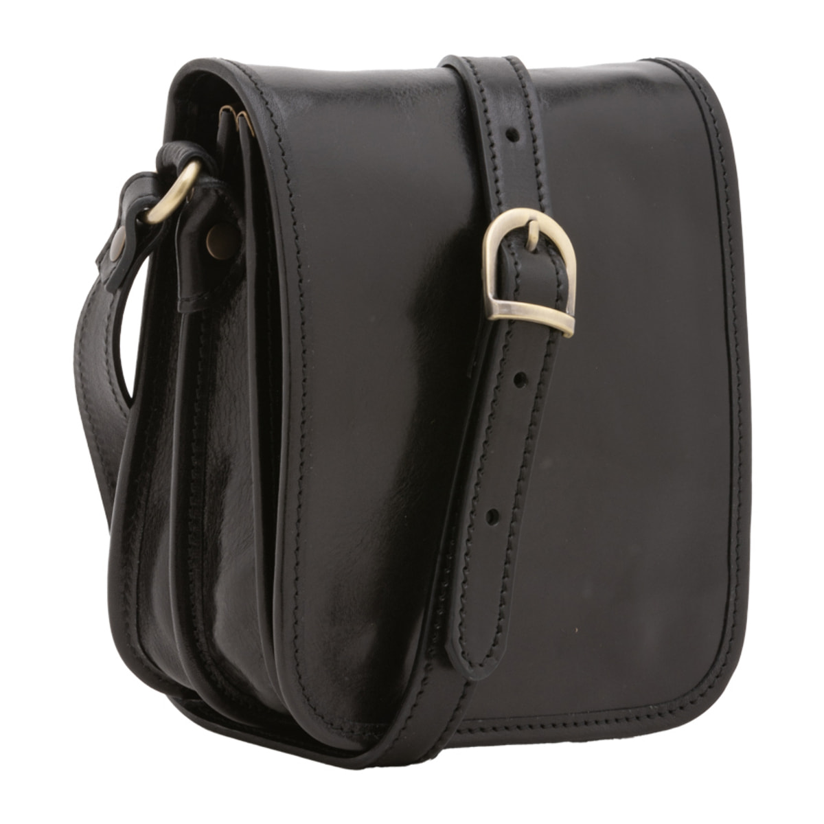 Borsa a tracolla  da uomo In Vera pelle Made in Italy 20x16,5x10 cm