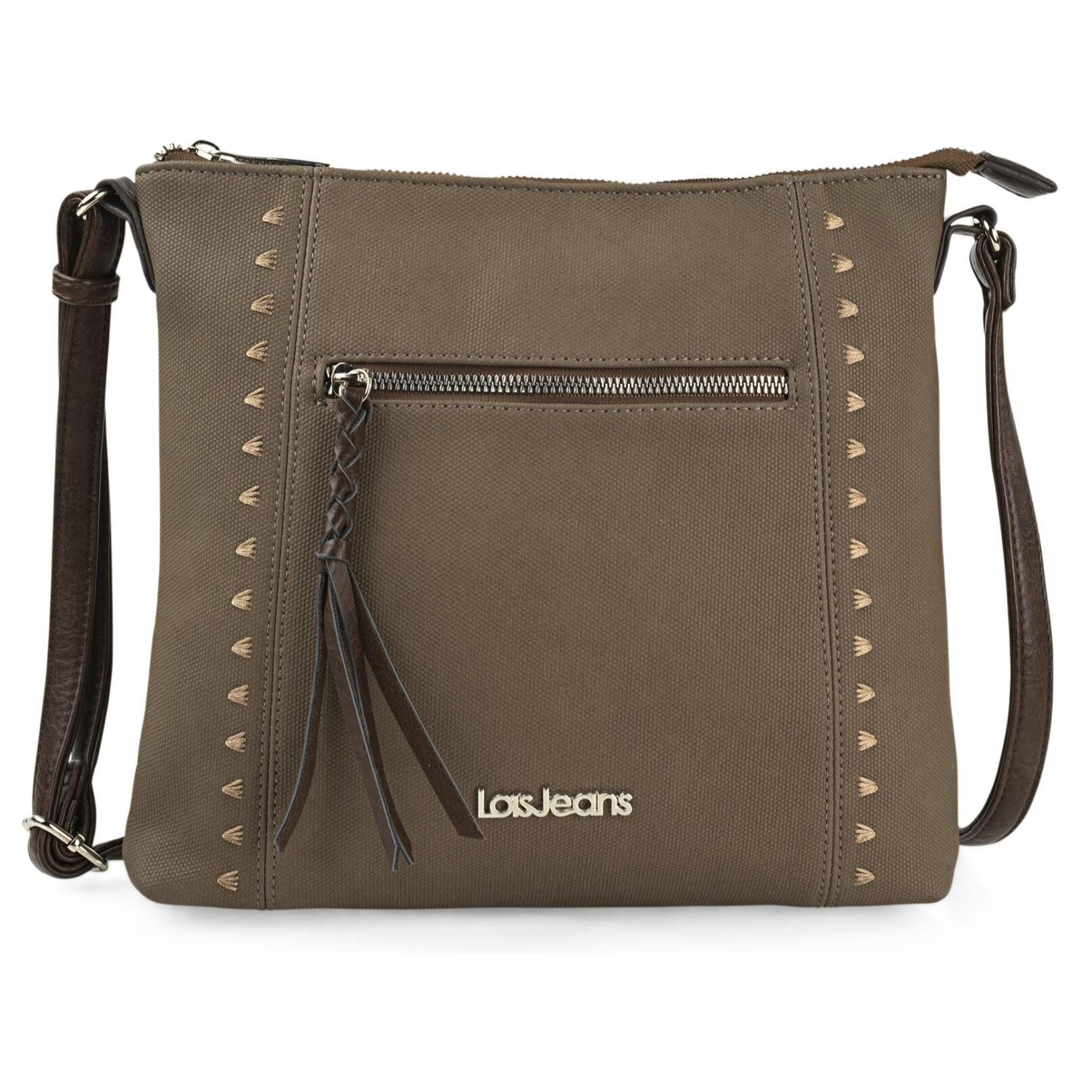 Bolso Bandolera Mujer Sint/Pu Lois Indiana Taupe