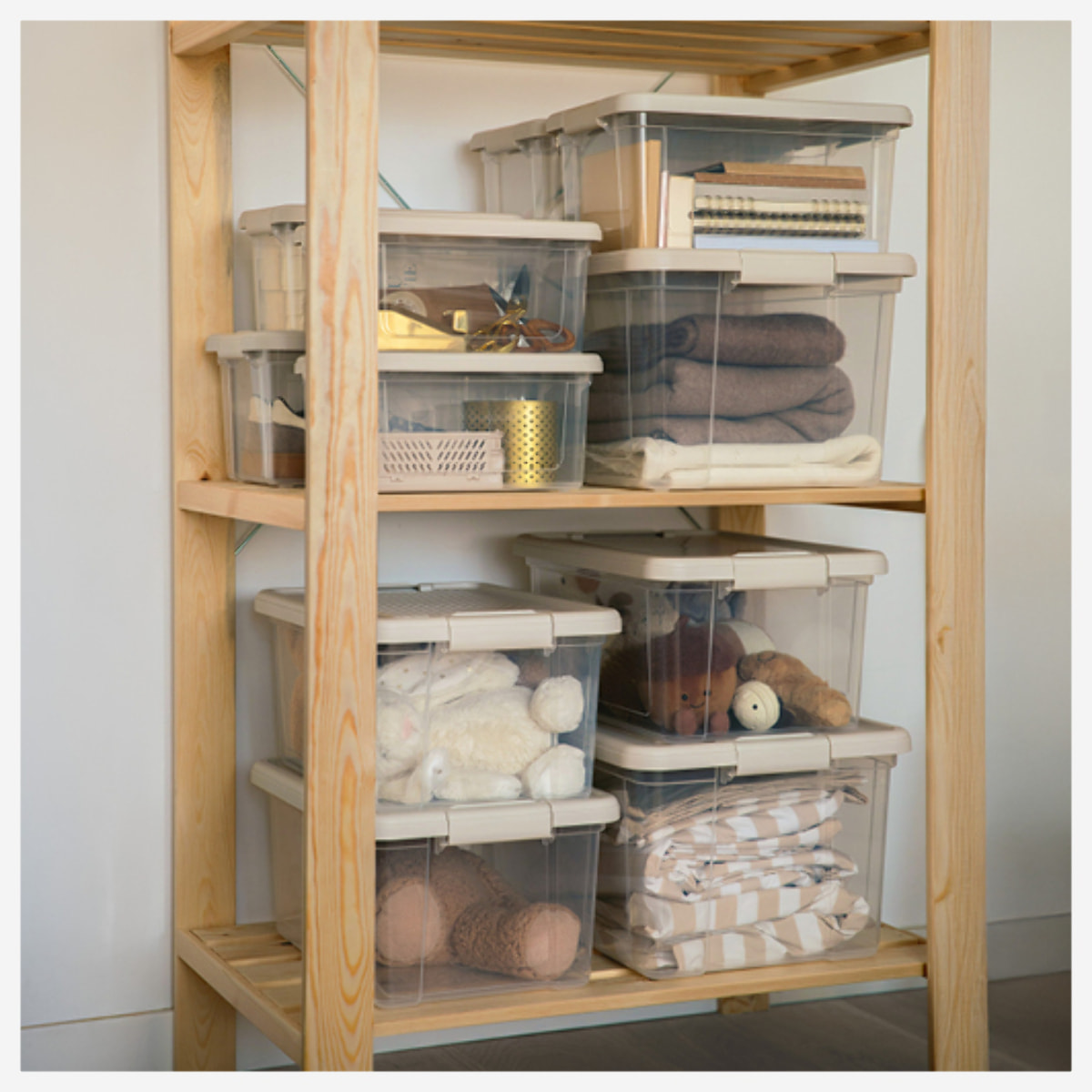 3 boîtes de rangement "Tide'n'Box" 5L