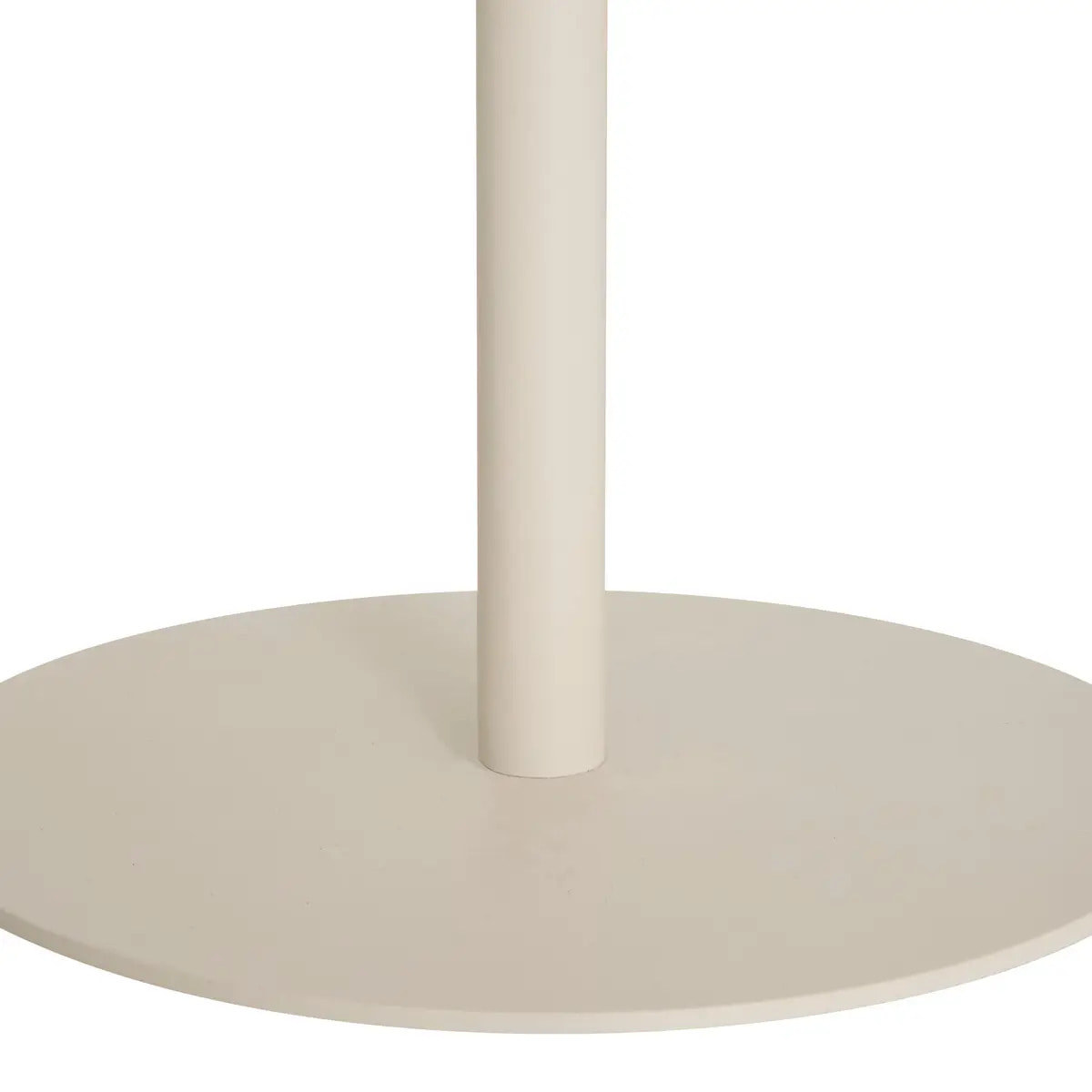 Table d'appoint Fiora ivoire 43x43cm