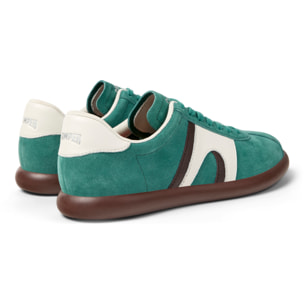 Sneakers - CAMPER Pelotas Soller - Verde - Pelle nabuk