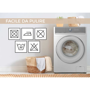 Telo Arredo Copritutto Grandfouldard In 100% Cotone Made In Italy Fantasia Tartan Verde Disegno Snow