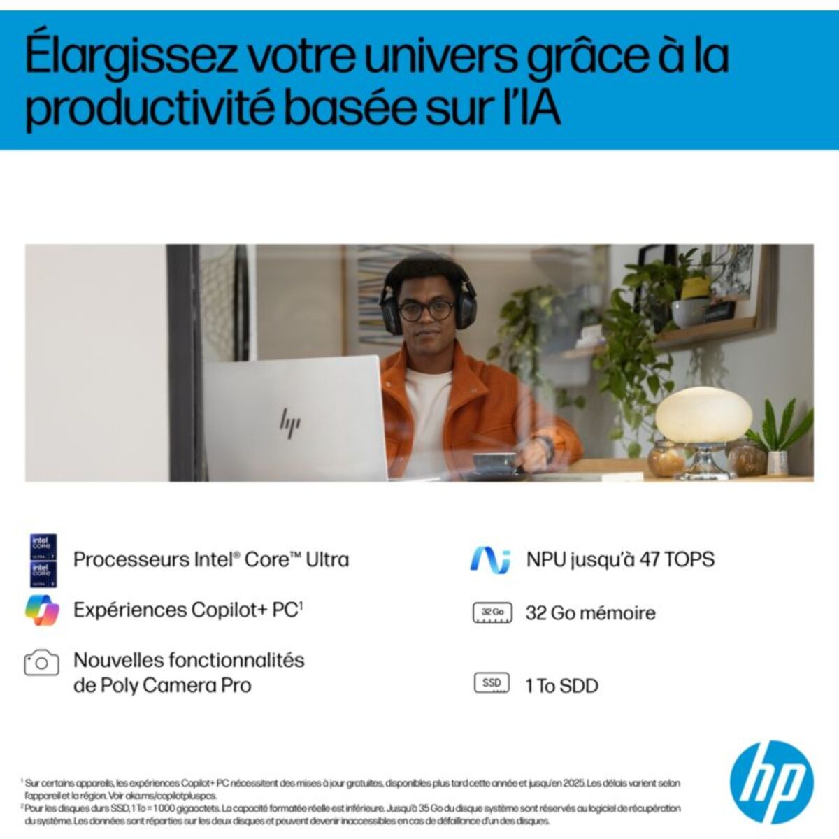 Ordinateur portable HP OmniBook 7 17-dc0003nf Copilot+PC