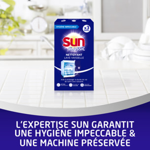 4x3 doses Nettoyant Machine Sun Efficacité Efficacité & Brillance (12 doses)