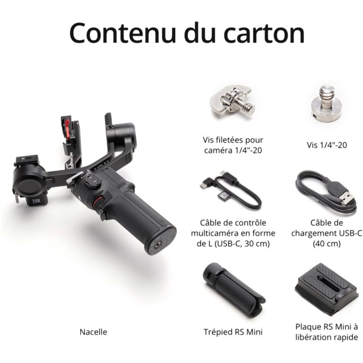 Stabilisateur DJI Ronin RS3 Mini