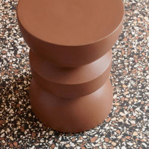 Table d'appoint, bout de canapé, table de chevet métal Ø32 x H43,5cm ASSA