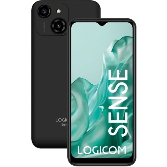 Smartphone LOGICOM Sense Noir  6.51'' 4/64Go