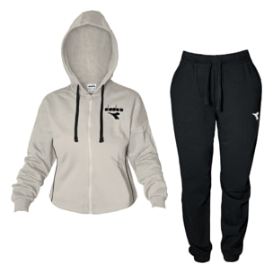 Tuta Donna DIADORA Cotone Felpato Full Zip Art.102182268