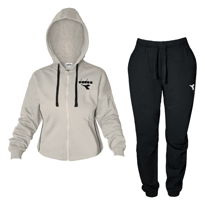 Tuta Donna DIADORA Cotone Felpato Full Zip Art.102182268